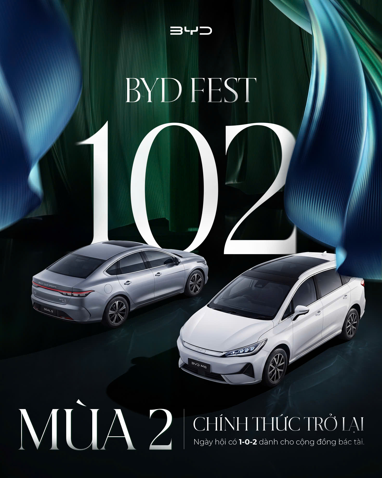 Sự Kiện FEST 102 Mùa 2 Tại BYD Oway Sài Gòn: Ưu Đãi Tới 68 Triệu Đồng